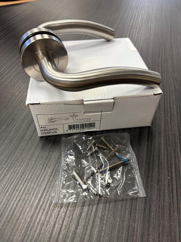 Krukstel Wave RVS nieuw, Ophalen, Nieuw, Rvs, Klink of Kruk