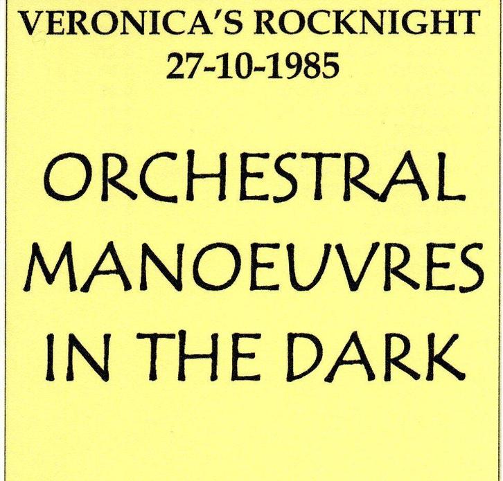 ORCHESTRAL MANOEUVRES IN THE DARK-VERONICA'S ROCKNIGHT (CD), Cd's en Dvd's, Cd's | Rock, Zo goed als nieuw, Poprock, Ophalen of Verzenden