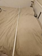 Gordijnrail met houders - compleet, Huis en Inrichting, Ophalen, Wit, Zo goed als nieuw, 200 cm of meer