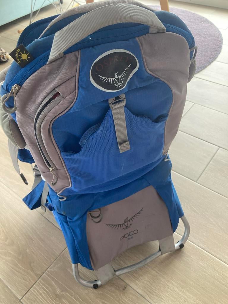 Osprey Poco Plus Draagzak - Blauw/Grijs, Kinderen en Baby's, Gebruikt, Rug, Draagzak, Ophalen