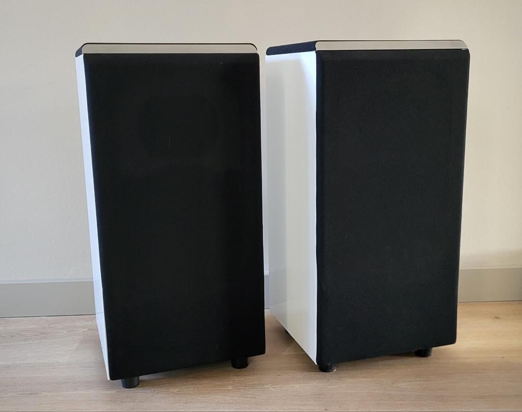 B&W DM22 speakers, van vintage naar modern gewrapt, Audio, Tv en Foto, Luidsprekers, Ophalen, 60 tot 120 watt, Front, Rear of Stereo speakers