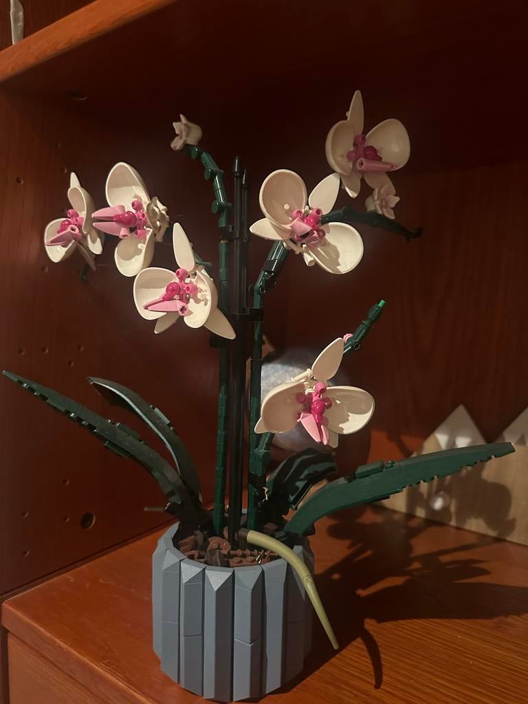 Lego Botanische Orchidee (zonder doos), Kinderen en Baby's, Speelgoed | Duplo en Lego, Overige thema's, Lego, Ophalen of Verzenden
