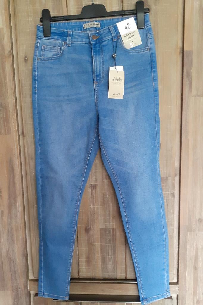 Dames Spijker Broek maat 42, Kleding | Dames, Spijkerbroeken en Jeans, Blauw, Overige jeansmaten, Nieuw, Ophalen of Verzenden