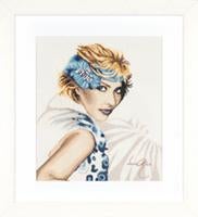 Borduurpakket Lanarte Sara Moon Smile 35128, Nieuw, You interactive, Handborduren, Sdfnoen 7