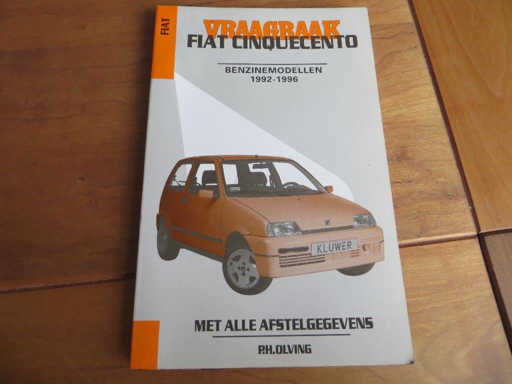 Vraagbaak Fiat Cinquecento 1992 - 1996, Ophalen of Verzenden