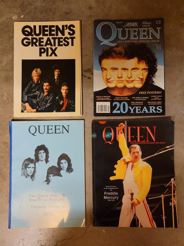 Queen boeken en tijdschrift, Ophalen, Gelezen, Artiest, Diverse