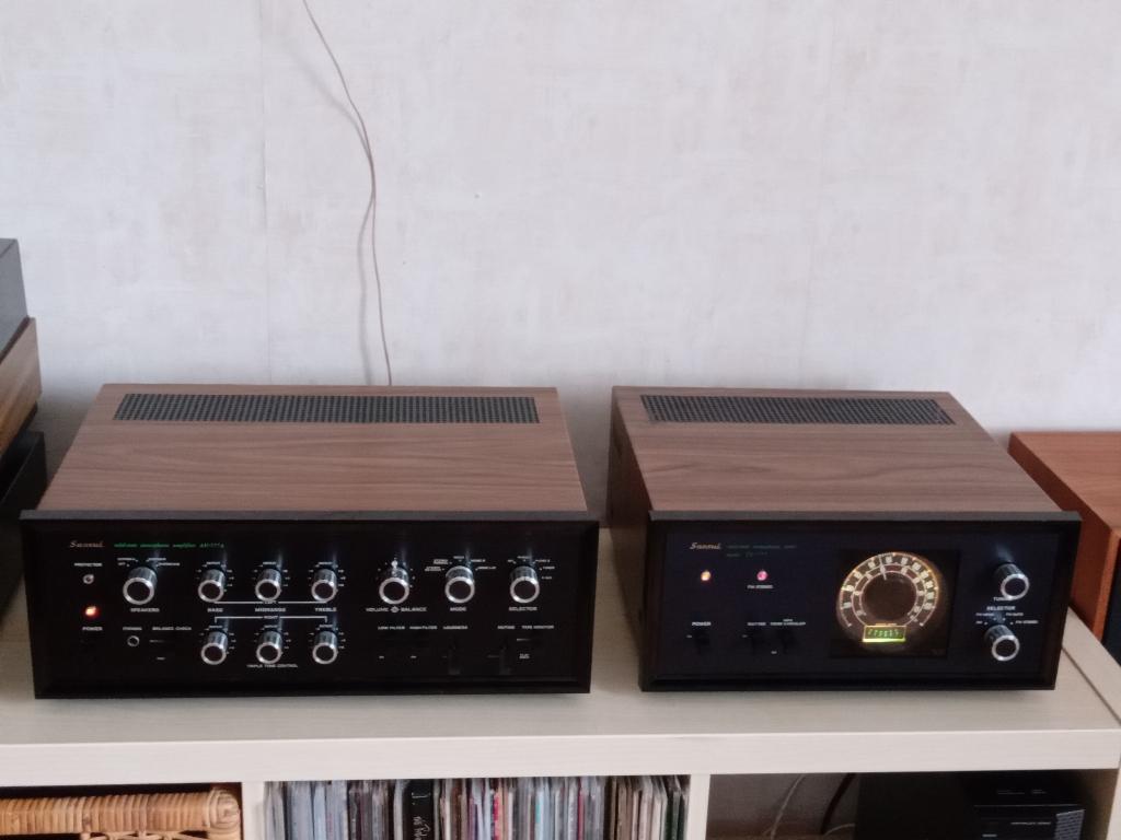Sansui AU-777A ( 1968 ), Ophalen, Zo goed als nieuw, 60 tot 120 watt, Overige merken
