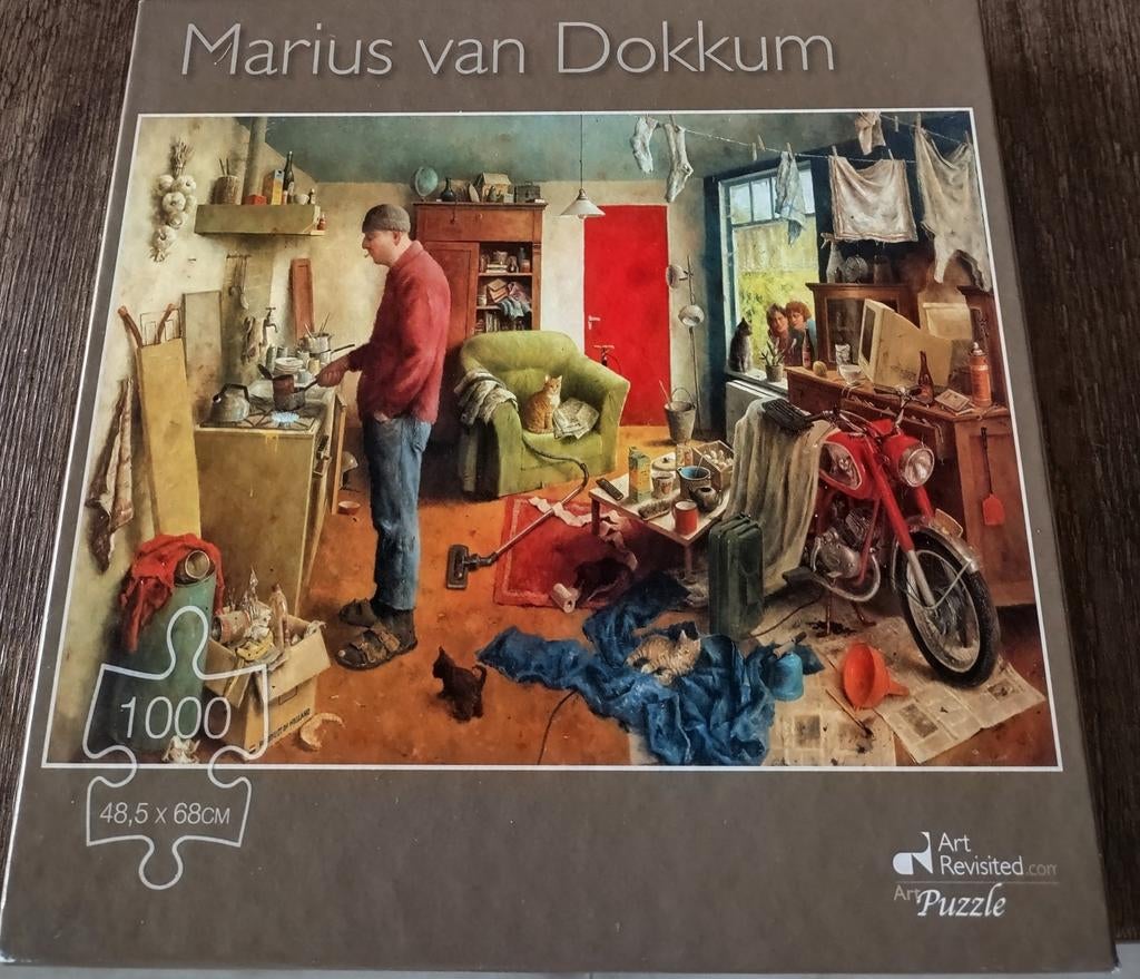 Marius van Dokkum Mannenhuishouding, Ophalen, 500 t/m 1500 stukjes, Zo goed als nieuw