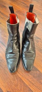 Leren brogue laarsjes 38.5, Ophalen of Verzenden, Zo goed als nieuw, Zwart