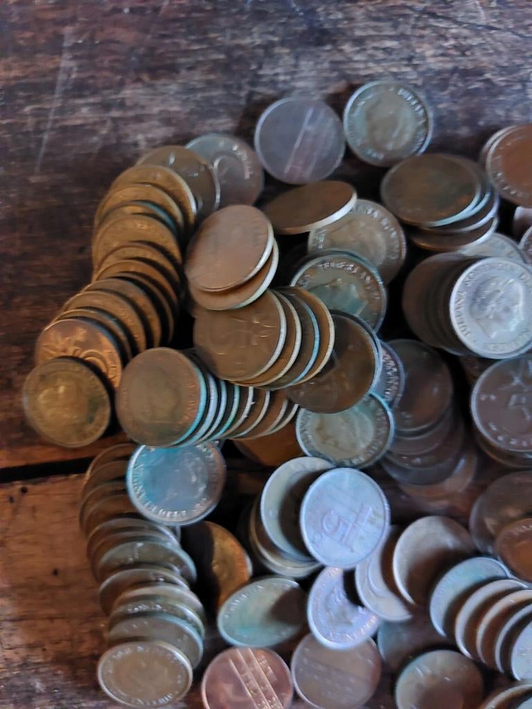 560 gram stuivers (5 centen), Ophalen of Verzenden