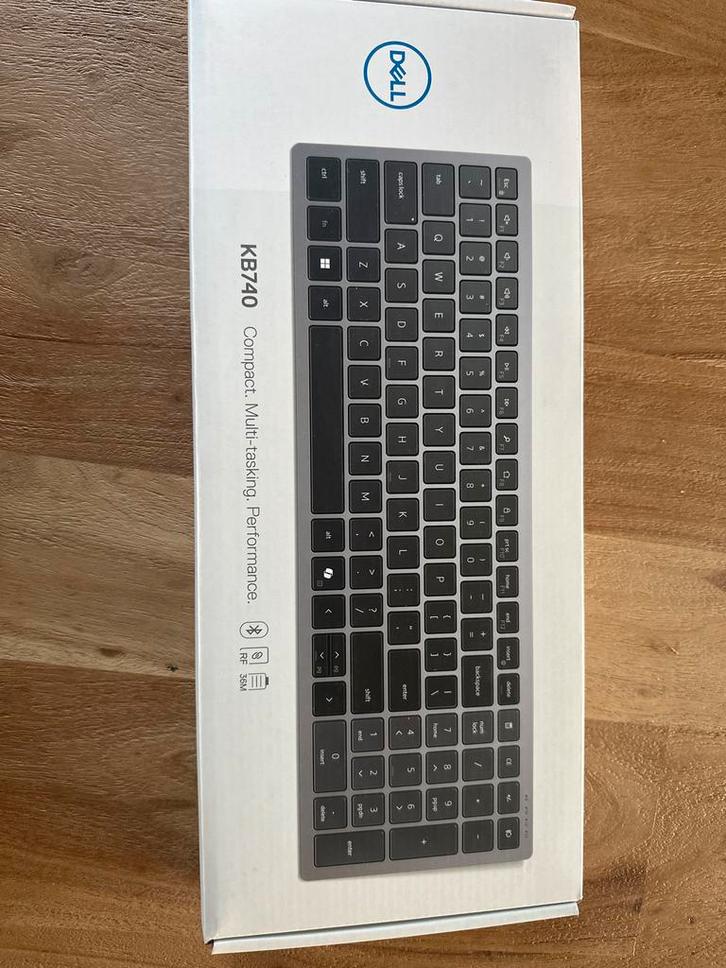 Dell KB740 Compact Draadloos Toetsenbord - Nieuw in doos, Computers en Software, Toetsenborden, Nieuw, Qwerty, Draadloos, Ophalen of Verzenden