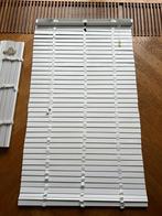 Houten lamellen jaloezieën - 1mt beeed, Gebruikt, Wit, 150 tot 200 cm, 50 tot 100 cm