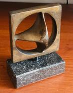 ABSTRACT BRONZE SCULPTURE 60/70e jaren, Ophalen of Verzenden, Gebruikt