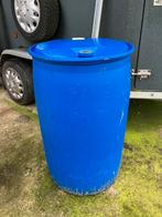 Kunstof ton vat, Tuin en Terras, Regentonnen, 150 liter of meer, Ophalen of Verzenden, Zo goed als nieuw