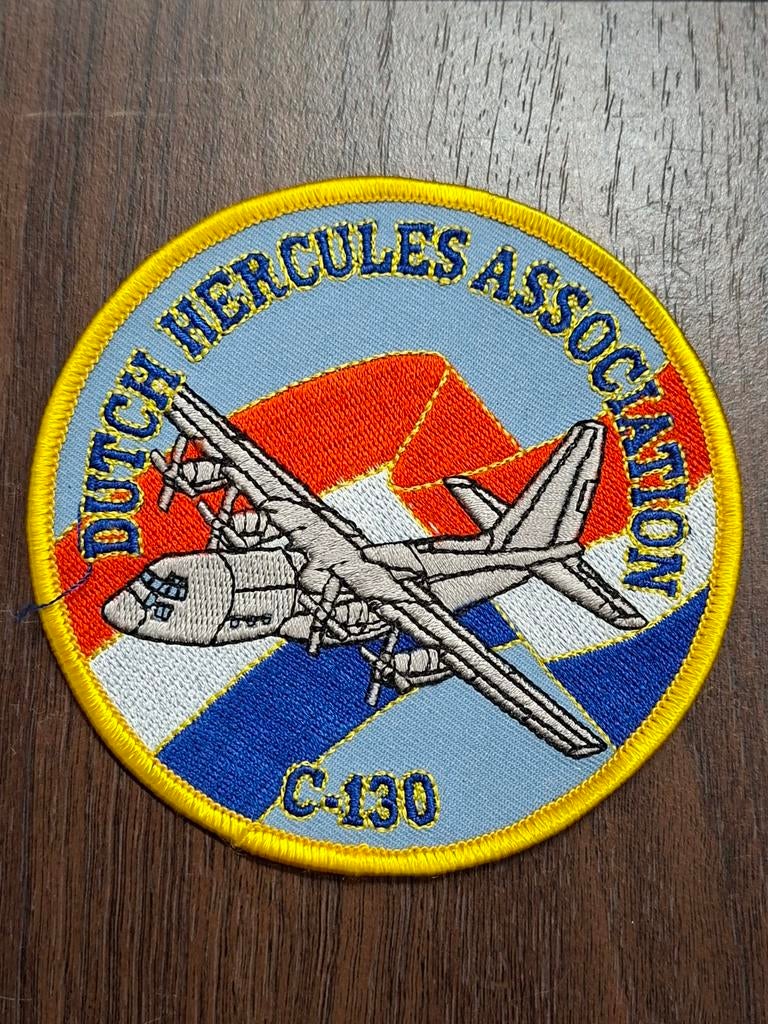 Patch Dutch C-130 Hercules Association, Ophalen of Verzenden, Nieuw, Patch, Badge of Embleem