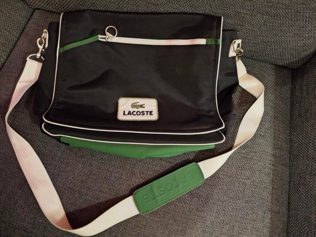 Lacoste tas, Ophalen of Verzenden, Nieuw, Zwart