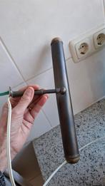 Antieke brocante messing schilderijlamp lamp spot, Ophalen of Verzenden