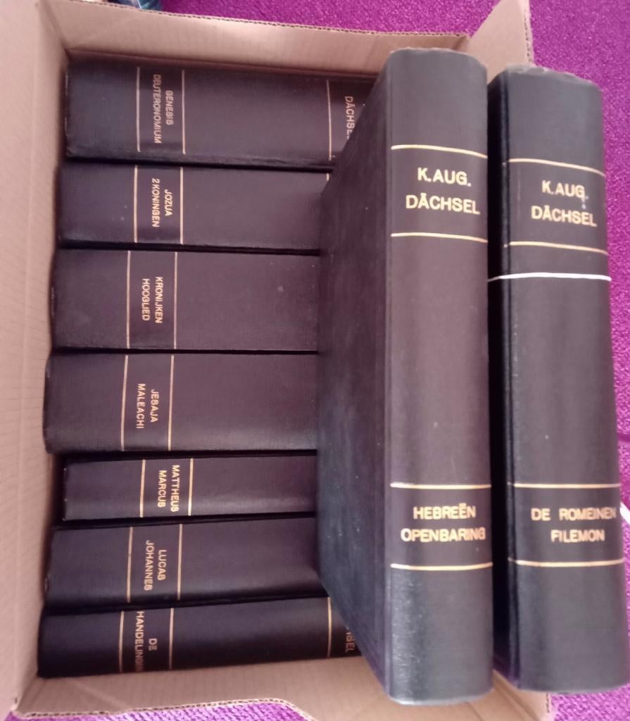 Bijbelverklaring Dächsel, 9 delen compleet, Ophalen, Gelezen