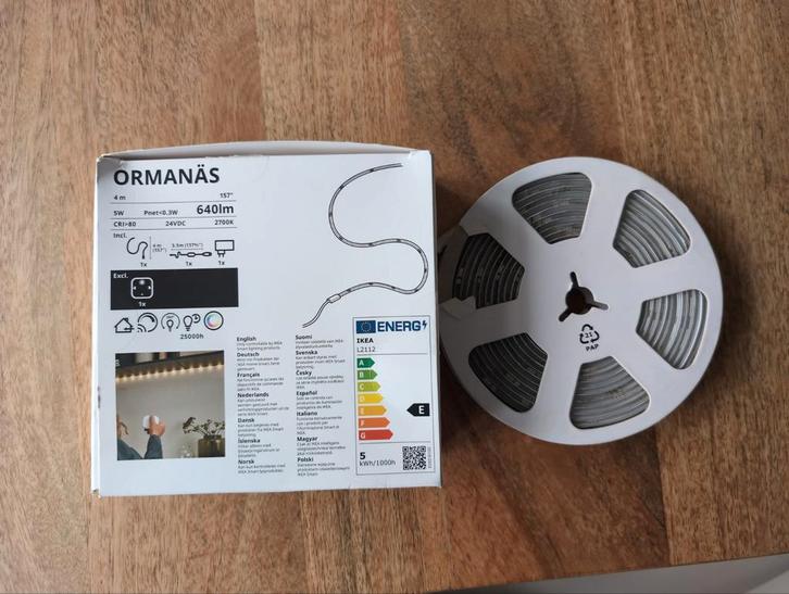 IKEA ORMANÄS LED-lichtstrip 4m, Huis en Inrichting, Lampen | Overige, Ophalen of Verzenden