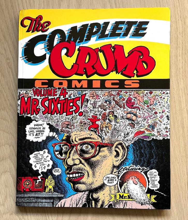 Robert Crumb - Complete Crumb Comics 4 Mr Sixties !, Boeken, Stripboeken, Gelezen, Complete serie of reeks, Ophalen of Verzenden