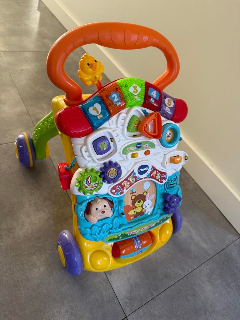 VTech Baby Walker 2-in-1: Loopwagen & Activiteitenpaneel, Kinderen en Baby's, Speelgoed | Vtech, Ophalen, Zo goed als nieuw, 6 maanden tot 2 jaar