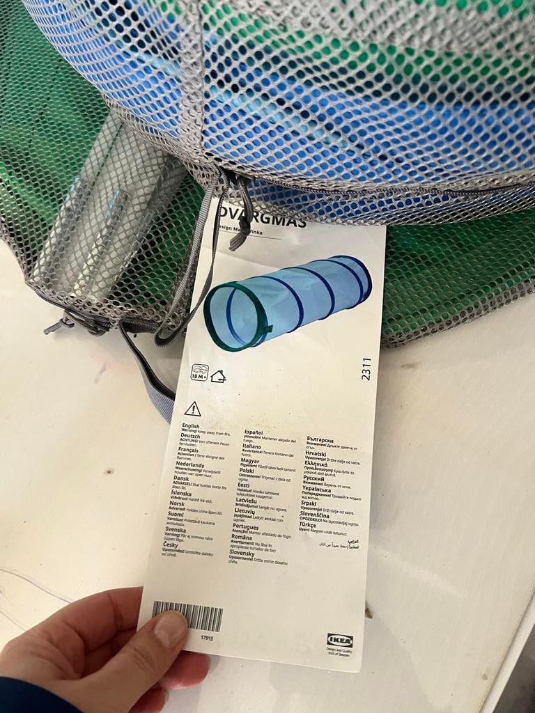 IKEA DVÄRGMÅS Speeltunnel en tent voor Kinderen - Nieuw, Ophalen of Verzenden, Nieuw, Jongen of Meisje