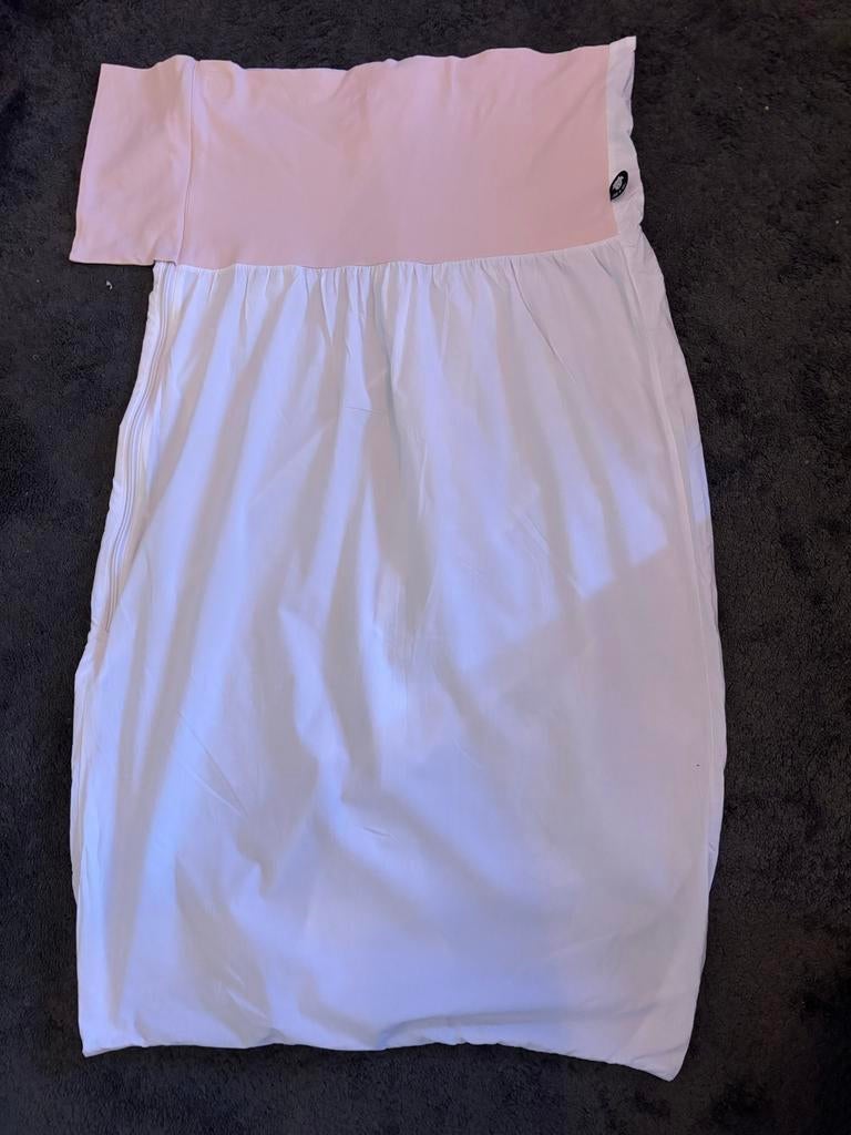 Fedde&Kees NUNKI ledikant lakentje roze, Ophalen of Verzenden, Zo goed als nieuw, 100 cm of meer, Slaapzak