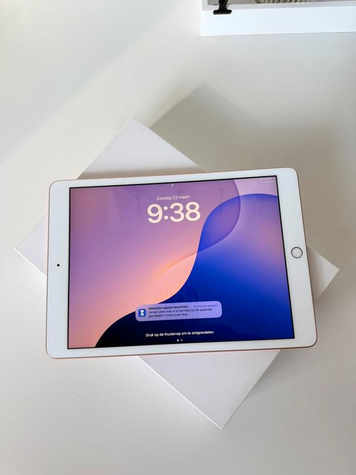 iPad (generatie 7) 32GB goud/roze, Computers en Software, Apple iPads, Gebruikt, Apple iPad, Wi-Fi, 10 inch, 32 GB, Rose Goud