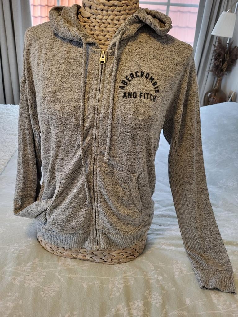 Zachte hoody abercrombie maat s, Blauw, Ophalen of Verzenden, Maat 36 (S), Gedragen