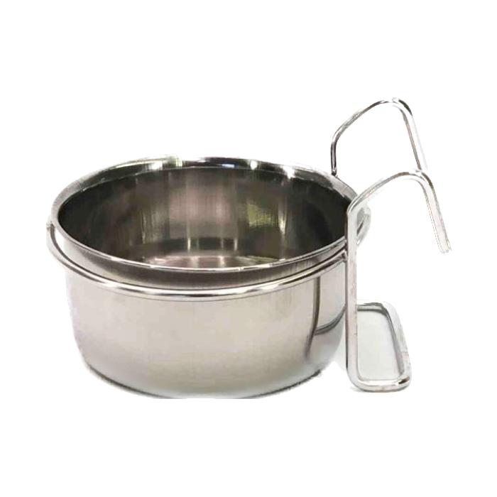 Rvs haak voerbakjes | voerbak | Voerbakjes nieuw 0,28 L, Ophalen of Verzenden, Nieuw, Hout, Broedkooi of Kweekkooi