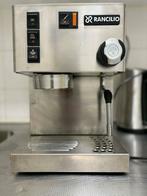 Rancilio Silvia Espressomachine met Iberital Koffiemolen, Stoompijpje, Gebruikt, Espresso apparaat, Ophalen of Verzenden