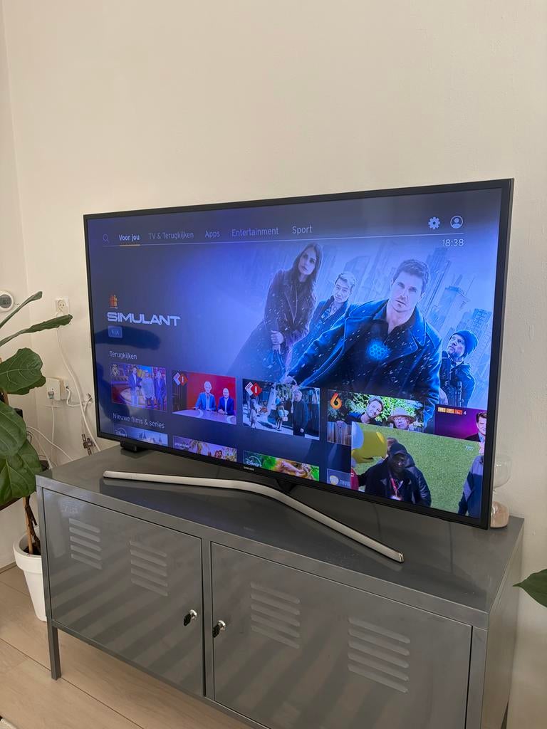 Samsung UE49MU6100W 4K Smart TV 49 inch, Ophalen, 50 Hz, Samsung, 100 cm of meer