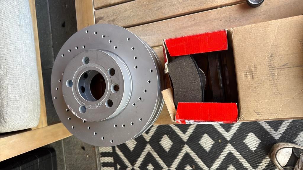 Vw t4 schijfremmen en remblokken remschijven, Ophalen of Verzenden, Nieuw