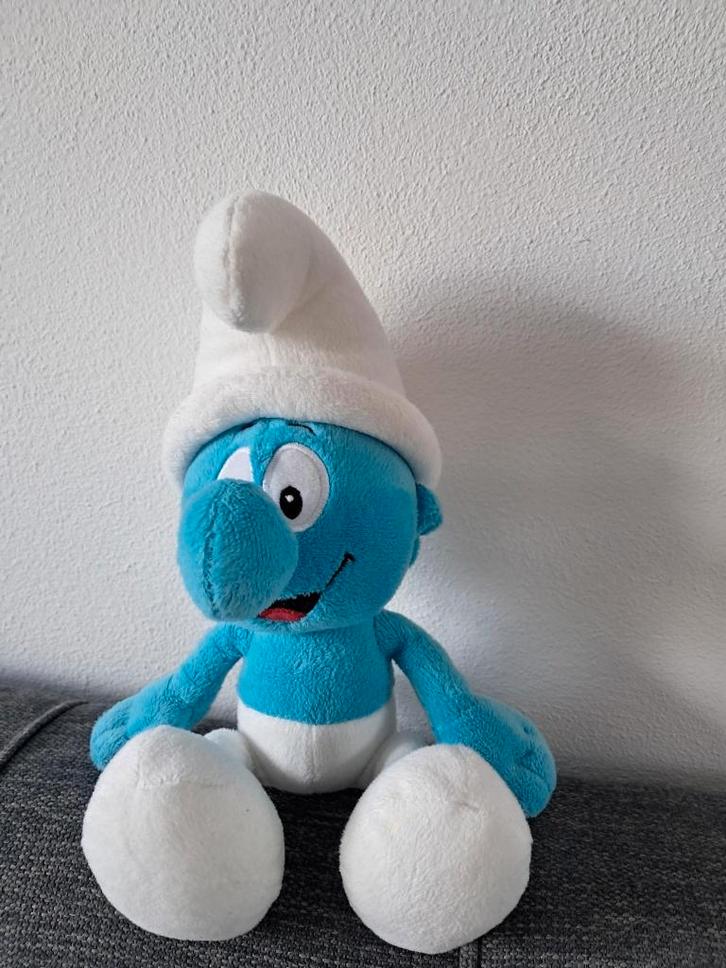 Smurfen knuffel Smurf pluche 30 cm, Verzamelen, Smurfen, Zo goed als nieuw, Poppetje, Figuurtje of Knuffel, Overige Smurfen, Ophalen of Verzenden