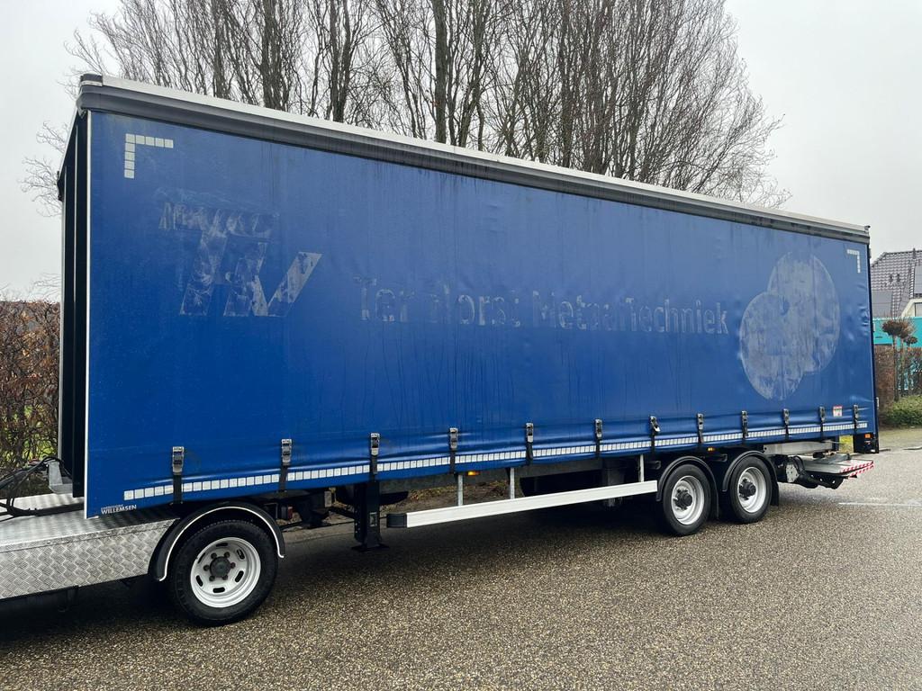 Kuiper BE oplegger 9T , Schuifzeil , laadklep , 2021 ,, Overige brandstoffen, Origineel Nederlands, Bedrijf, Aanhangers en Opleggers