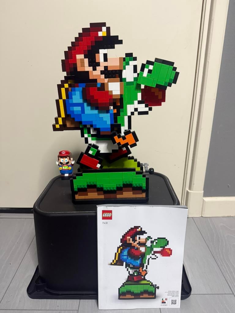LEGO Super Mario World: Mario en Yoshi - 71438, Ophalen of Verzenden, Zo goed als nieuw
