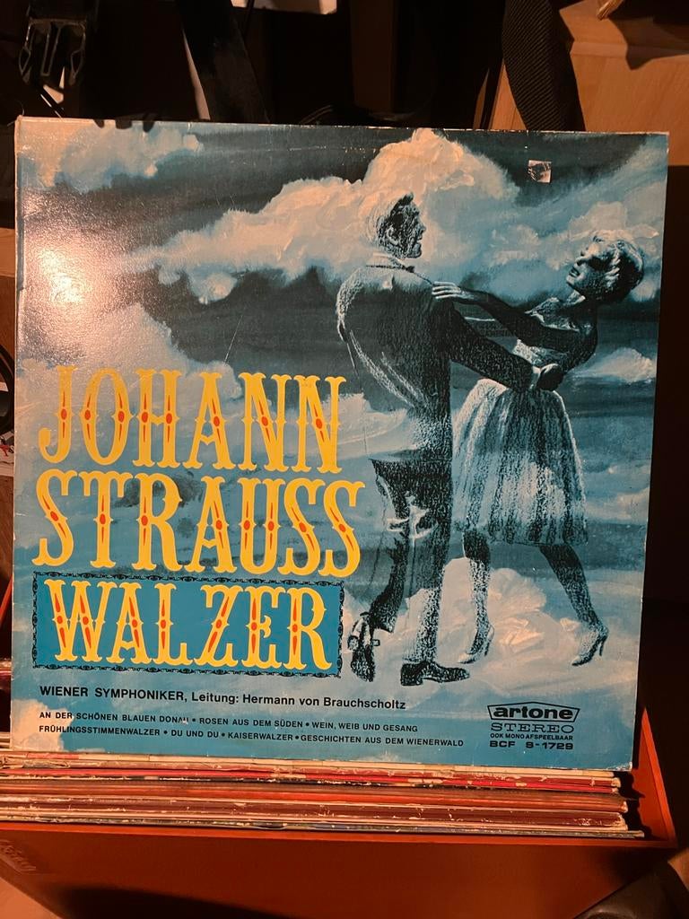 LP Johann Strauss Walzer - Wiener Symphoniker LP, Cd's en Dvd's, Vinyl | Klassiek, Gebruikt, Ophalen of Verzenden, Romantiek, 12 inch