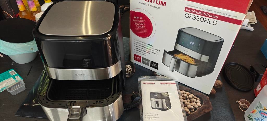 Inventum hetelucht friteuse / airfryer 3,5L, Ophalen, Gebruikt, Airfryer