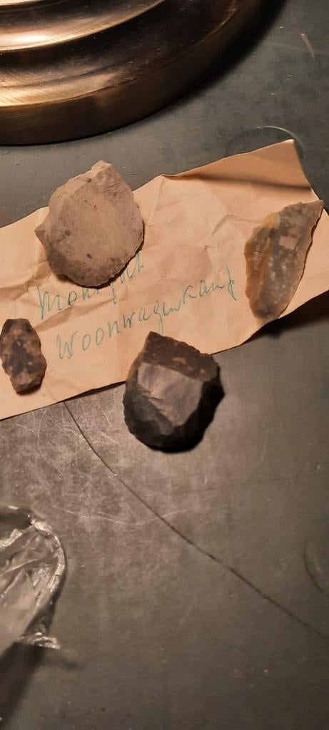 Vuistbijl artefacten, Verzamelen, Mineralen en Fossielen, Ophalen of Verzenden