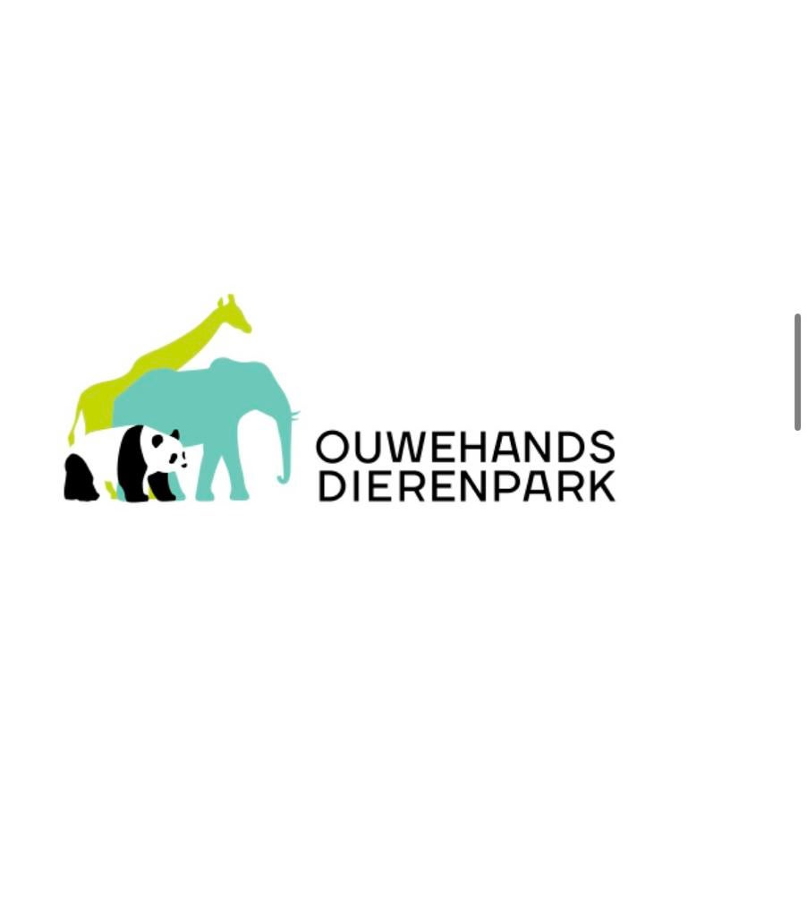 4 entreekaarten voor ouwehands dierenpark Rhenen, Tickets en Kaartjes, Drie personen of meer, Ticket of Toegangskaart