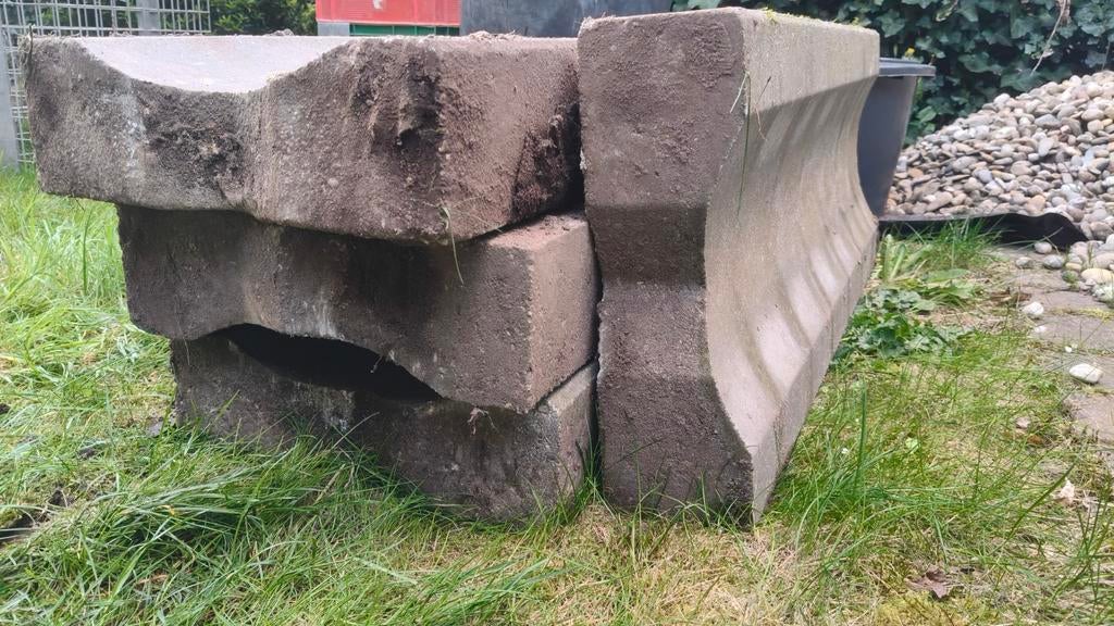 Molgoot, betonnen afvoergoot HWA, Tuin en Terras, Ophalen, Gebruikt, Beton, Overige typen