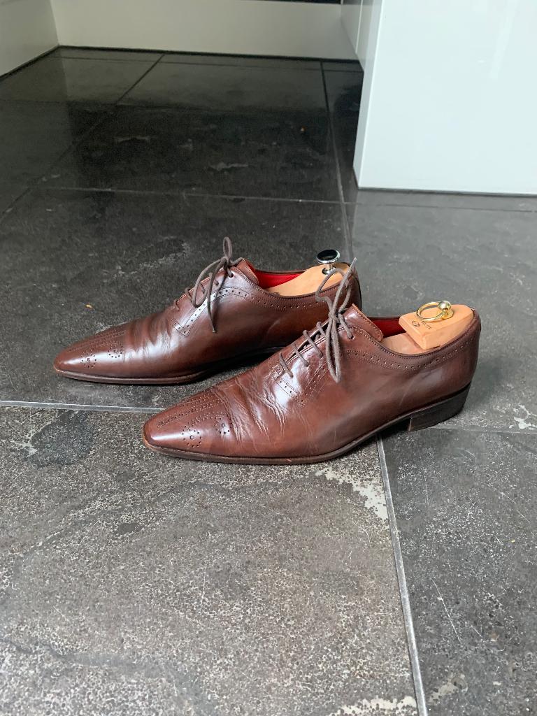 John Edward veterschoenen bruin 41, Kleding | Heren, Schoenen, Bruin, John Edward, Ophalen of Verzenden, Zo goed als nieuw