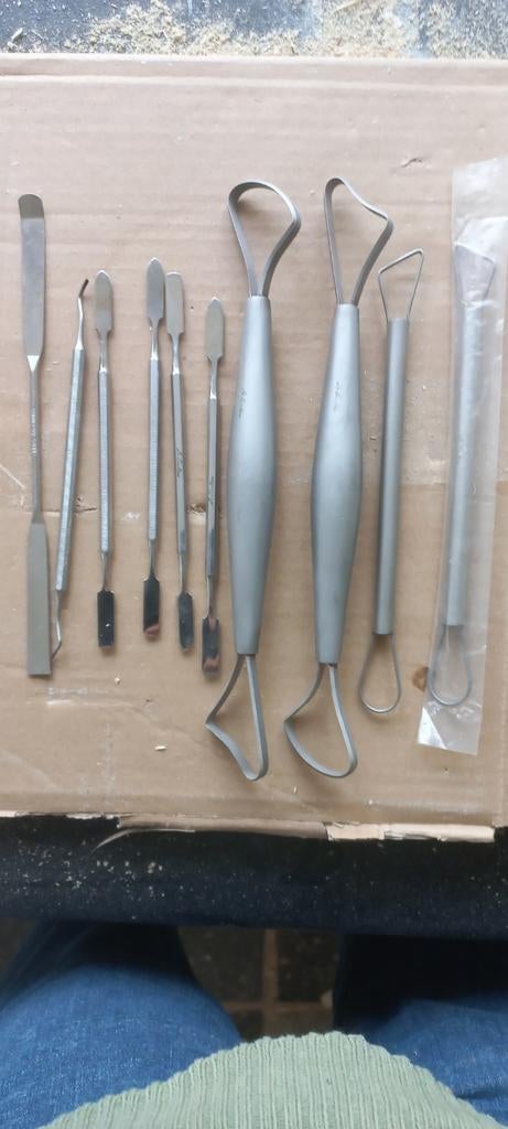 Mirettes en gereedschap voor klei en beeldhouwen, Ophalen of Verzenden, Gebruikt, Gereedschap of Toebehoren
