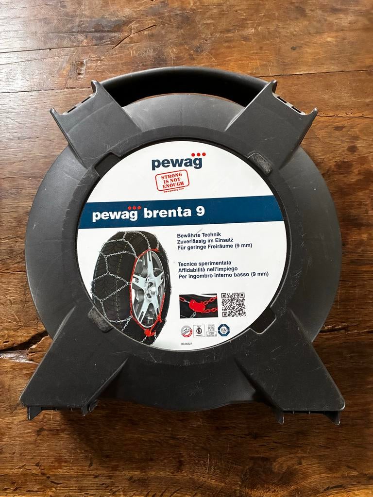 Sneeuwkettingen pewag brenta 9, Auto diversen, Sneeuwkettingen, Ophalen of Verzenden, Zo goed als nieuw