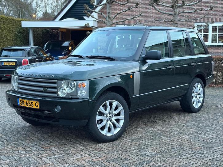 Land Rover Range Rover 4.4 V8 Voque SE 286pk Aut 2003 Groen, Auto's, Land Rover, Particulier, 4x4, ABS, Adaptieve lichten, Airbags