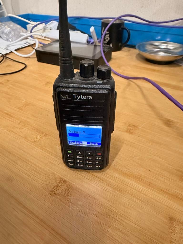 Tytera MD380 VHF Portofoon - Zo goed als nieuw, Ophalen, Zo goed als nieuw, Portofoon of Walkie-talkie, Met broekklem