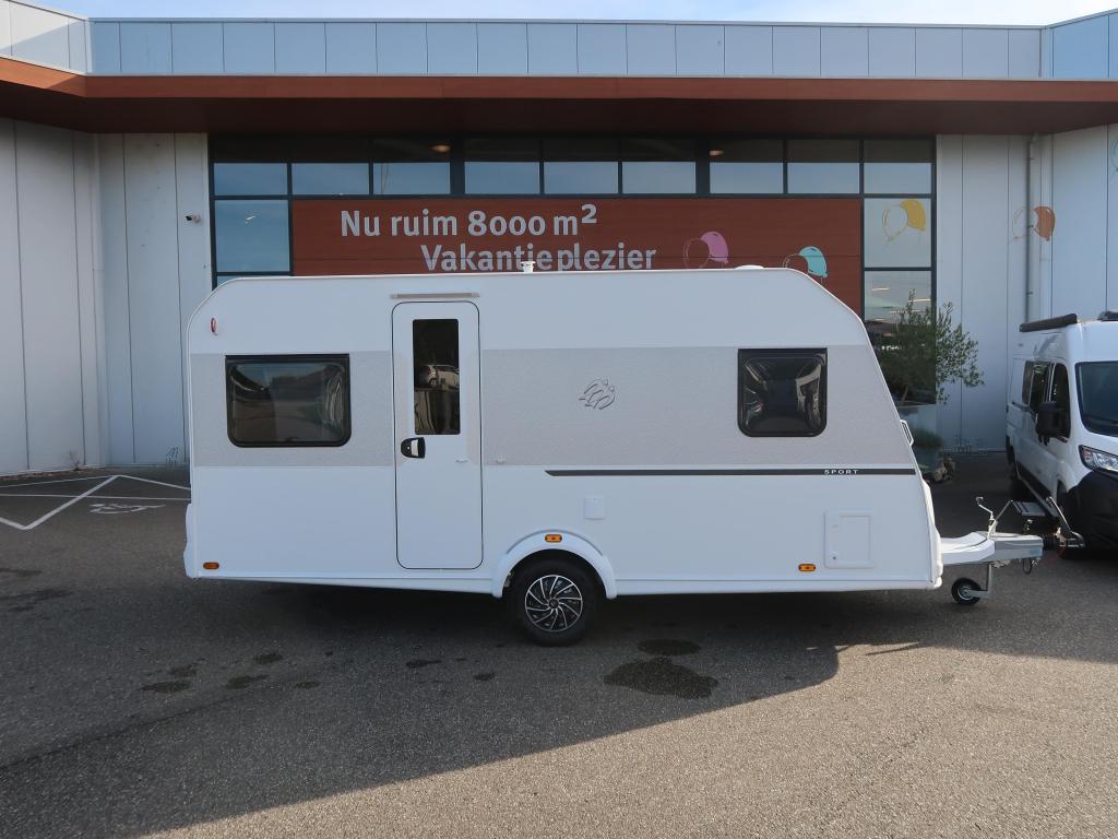 Knaus Sport 450 FU, Caravans en Kamperen, Caravans, Schokbreker, Rondzit, Overige typen, Knaus