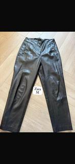 Zara Faux Leren Broek Zwart Maat M, Kleding | Dames, Maat 38/40 (M), Zwart, Ophalen of Verzenden, Zo goed als nieuw