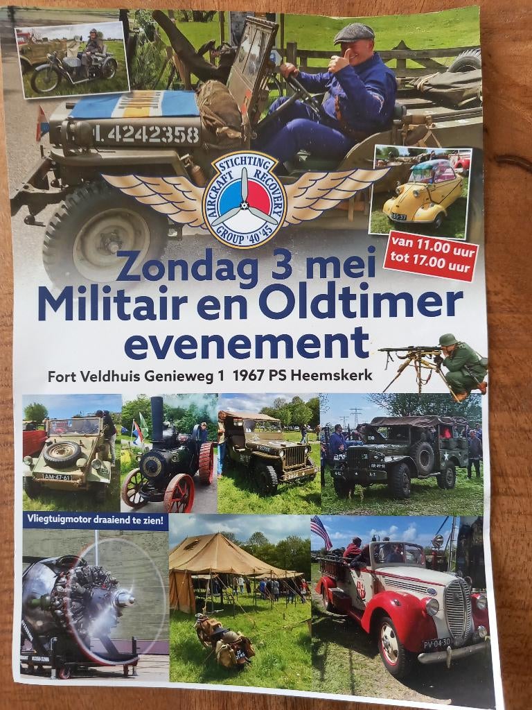militaria en oldtimer evenement, Ophalen of Verzenden, Luchtmacht, Nederland, Overige typen