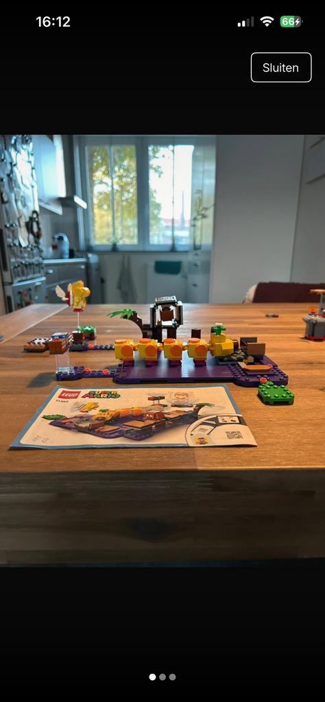 Super Mario Lego 9 sets samen, Kinderen en Baby's, Speelgoed | Duplo en Lego, Zo goed als nieuw, Ophalen of Verzenden